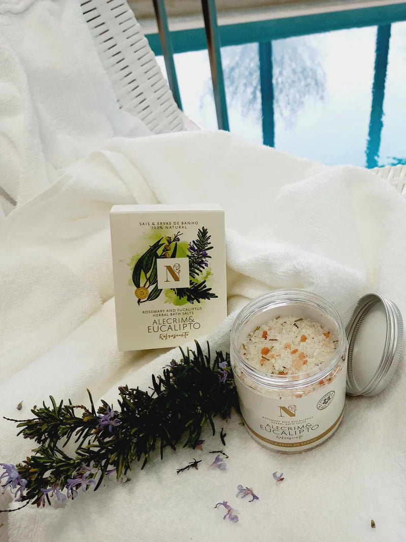 SAIS & ERVAS DE BANHO DE ALECRIM E EUCALIPTO 200G