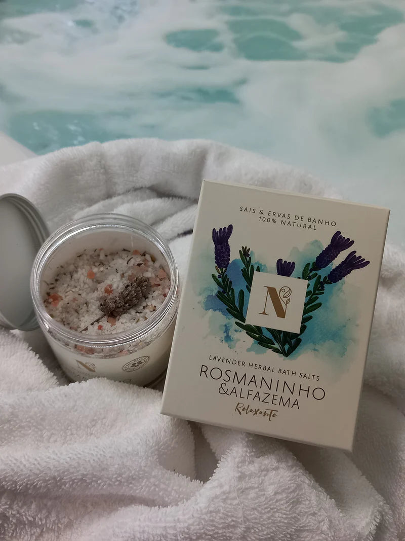 SAIS & ERVAS DE BANHO DE ROSMANINHO E ALFAZEMA - 200G