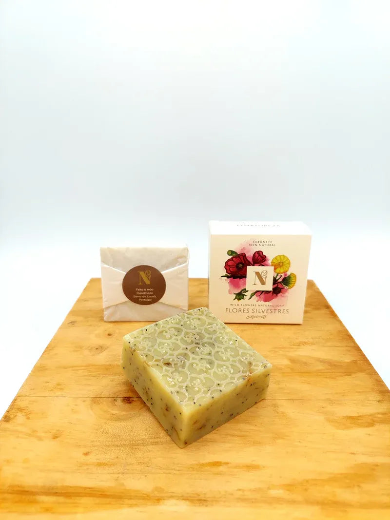 Sabonete de Flores Silvestres com Esfoliante Natural 100 g