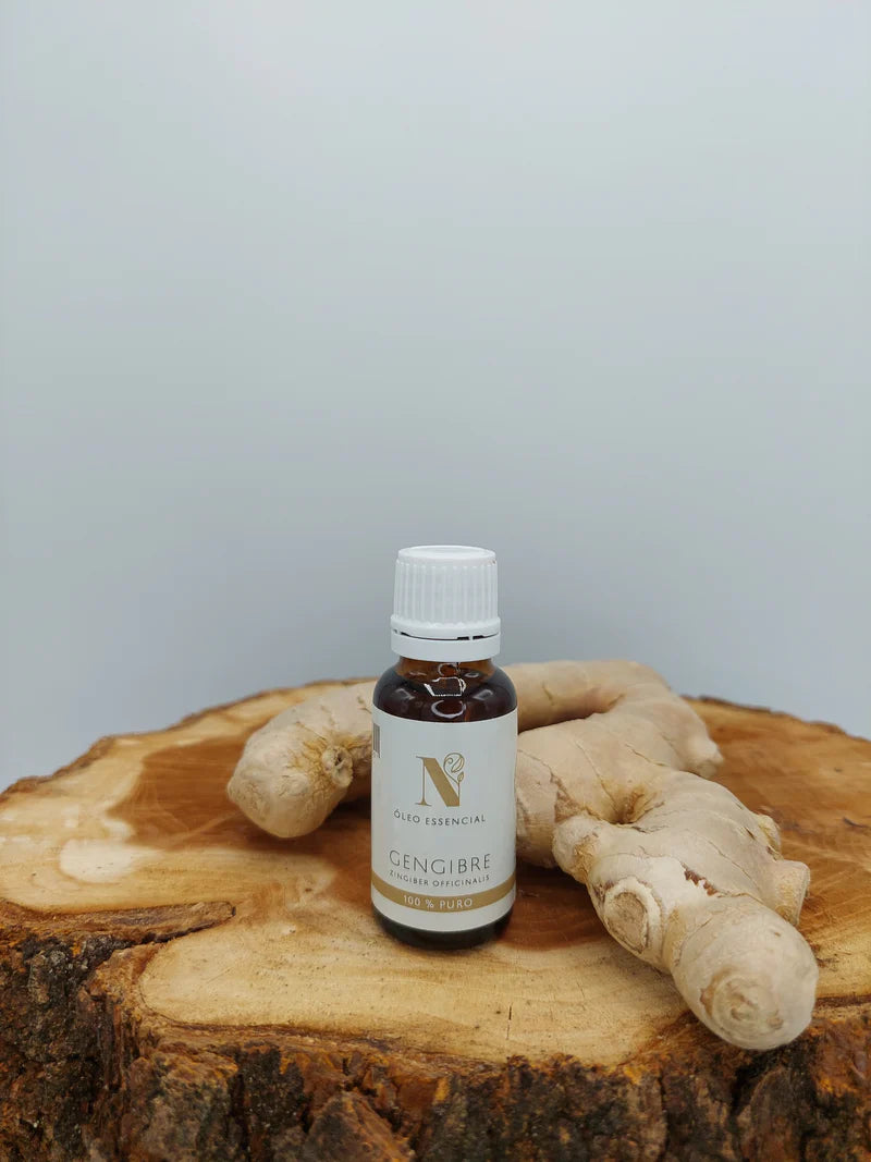 ÓLEO ESSENCIAL DE GENGIBRE 100% PURO- ZINGIBER OFFICINALIS 20 ML