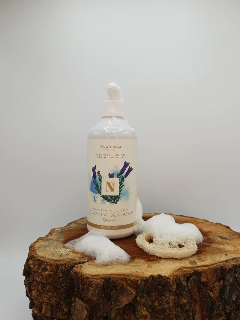 SABONETE LÍQUIDO ROSMANINHO E ALFAZEMA 500ML