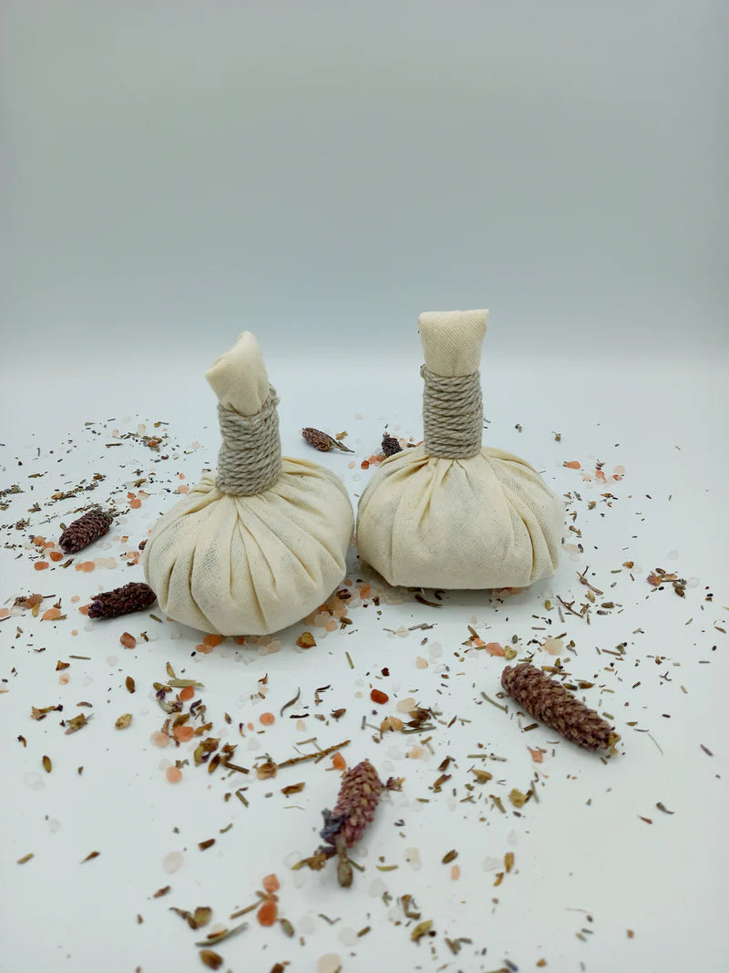 Conjunto 2 pindas corporais de rosmaninho e alfazema D'NATUREZA