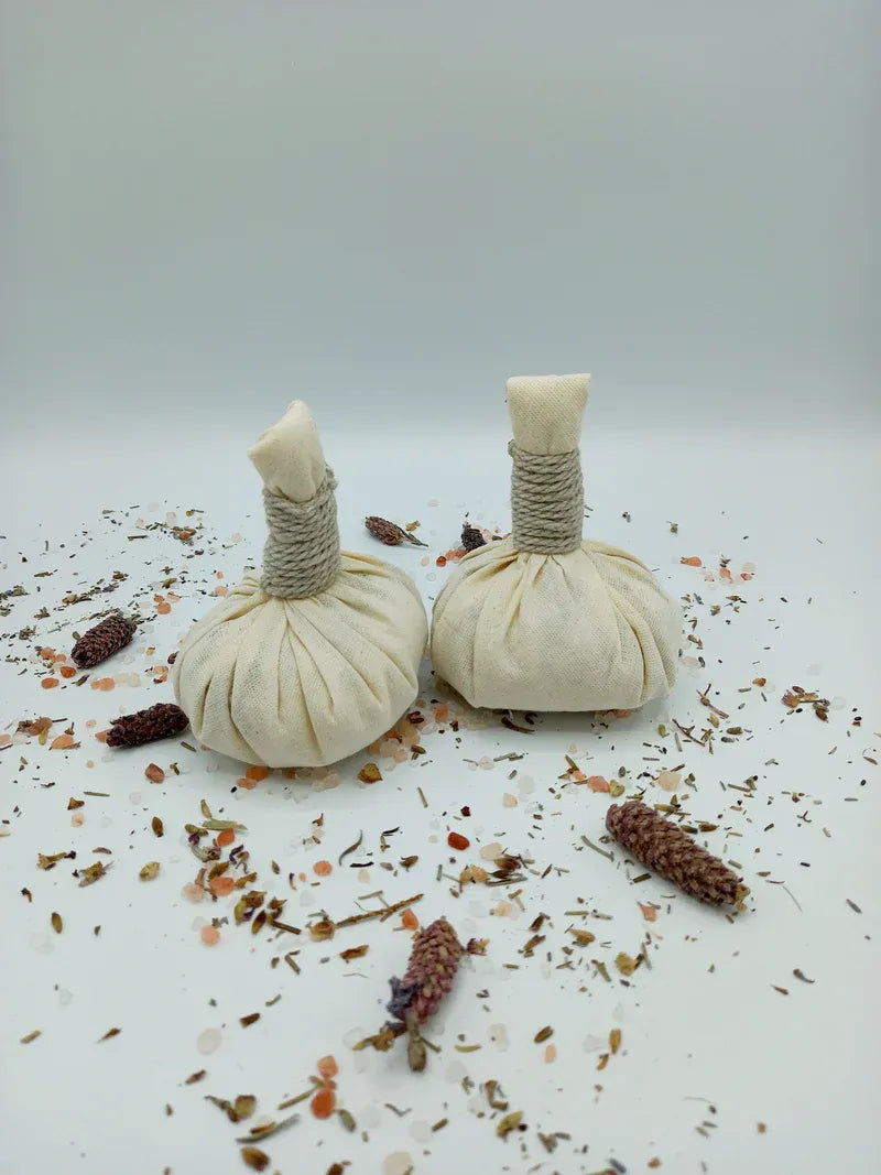 Conjunto 2 pindas corporais de rosmaninho e alfazema D'NATUREZA