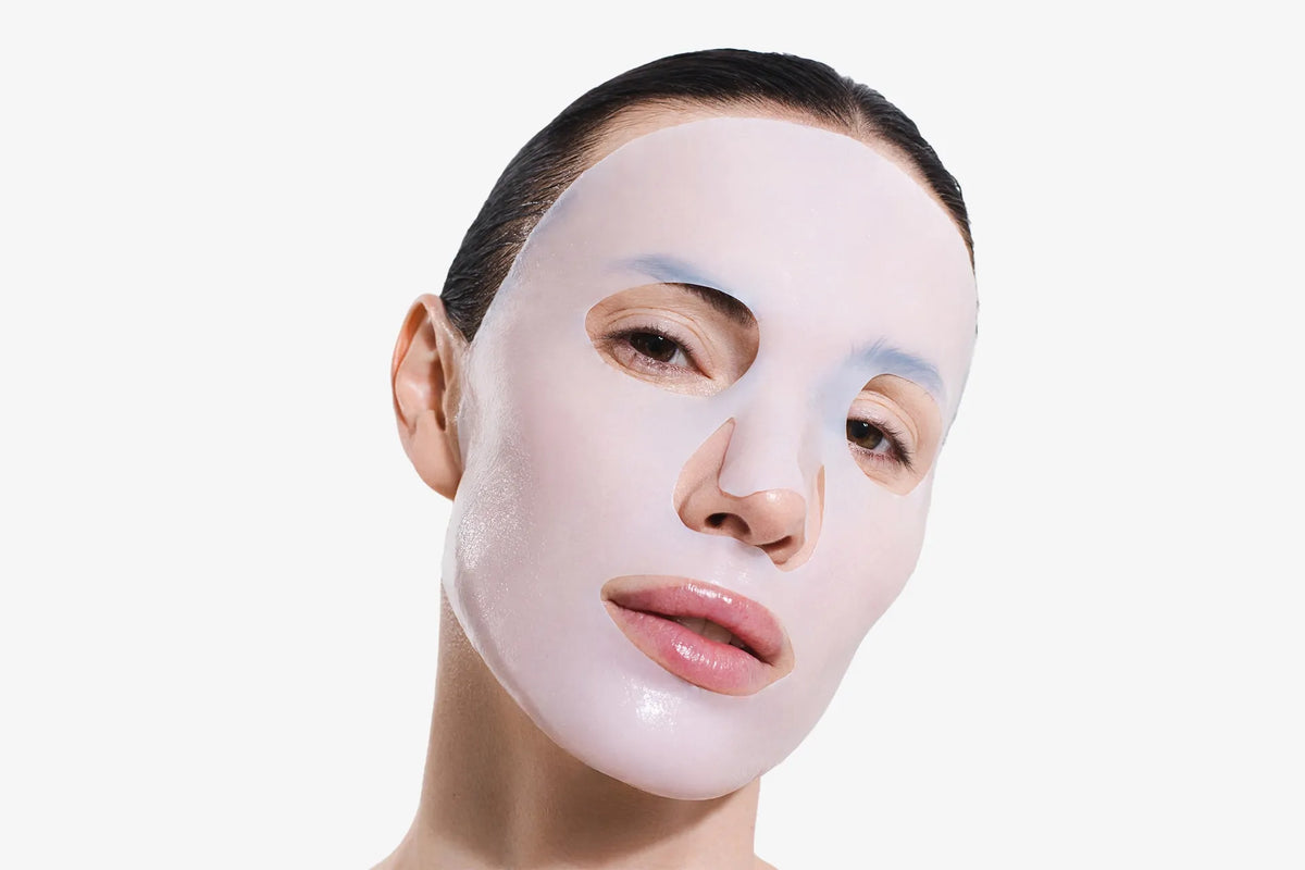 CORAL CLUB Máscara facial avançada de biocelulose de colágeneo