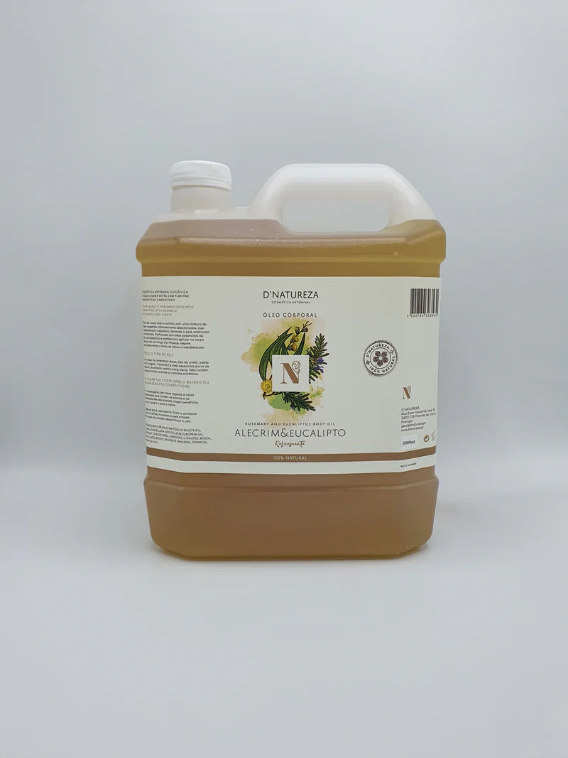 ÓLEO CORPORAL DE ALECRIM & EUCALIPTO 5 litros