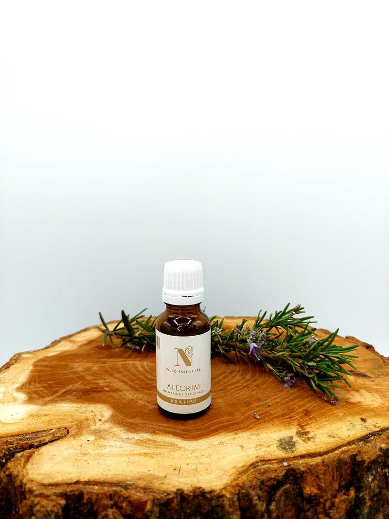 ÓLEO ESSENCIAL DE ALECRIM 100% PURO - ROSMARINUS OFFICINALIS 20 ML