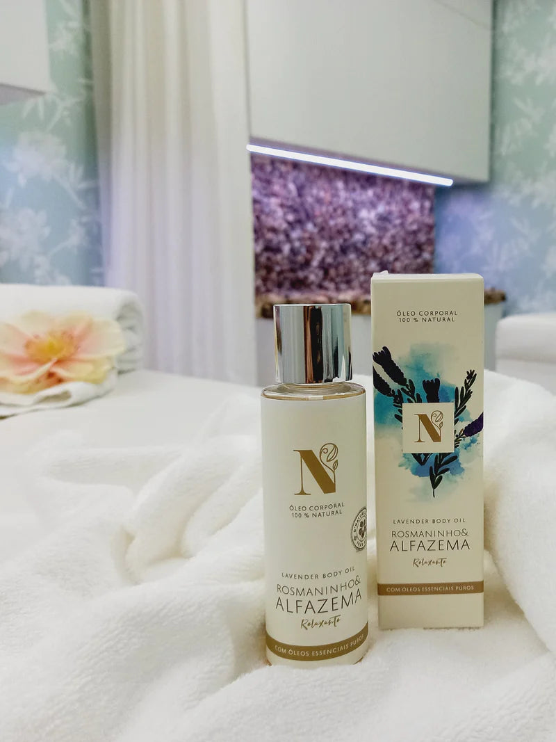 ÓLEO CORPORAL DE ROSMANINHO & ALFAZEMA 100ML