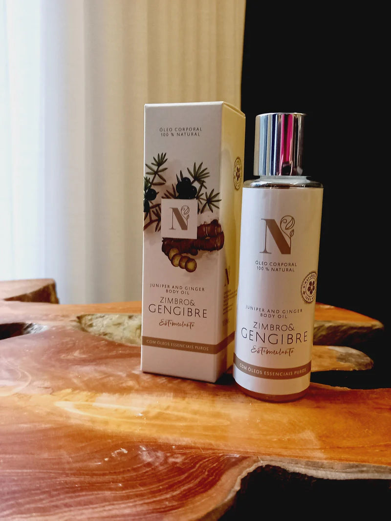 ÓLEO CORPORAL DE ZIMBRO & GENGIBRE 100ML