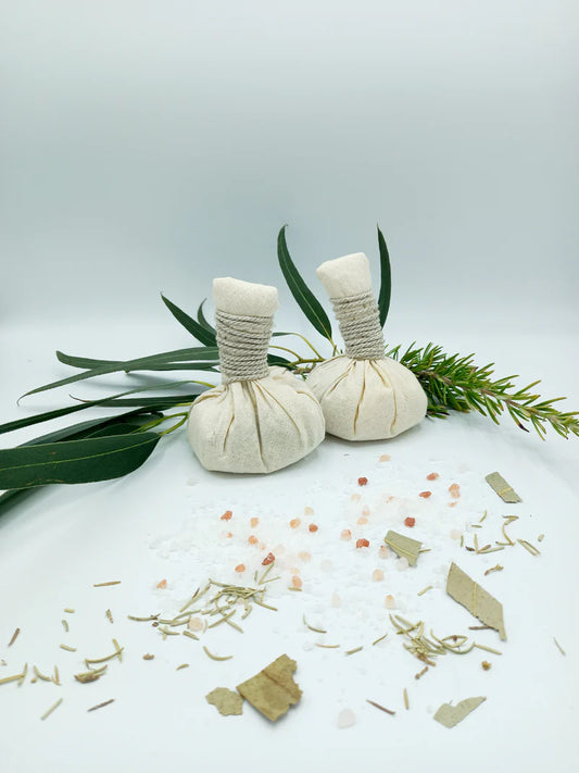 Conjunto 2 pindas corporais de alecrim e eucalipto D'NATUREZA