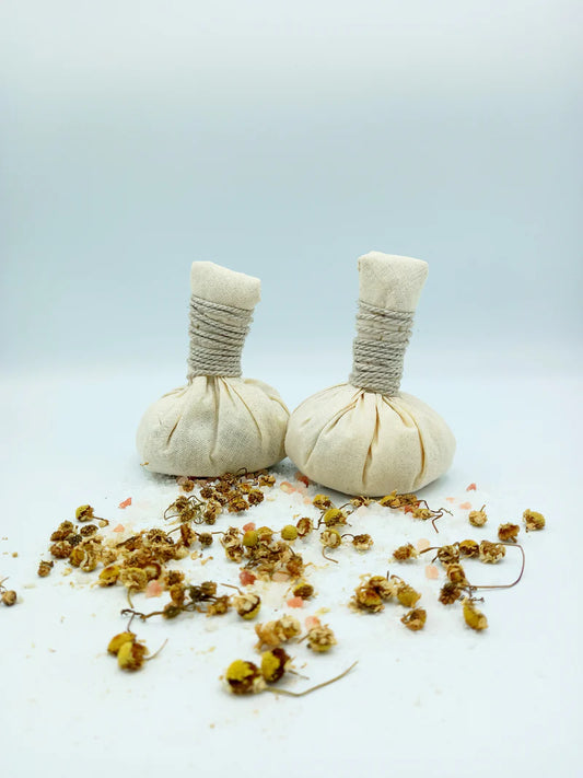 Conjunto 2 pindas corporais de camomila D'NATUREZA