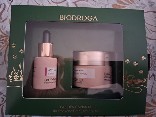 Biodroga Kit Golden caviar pele normal edição Natal 2025