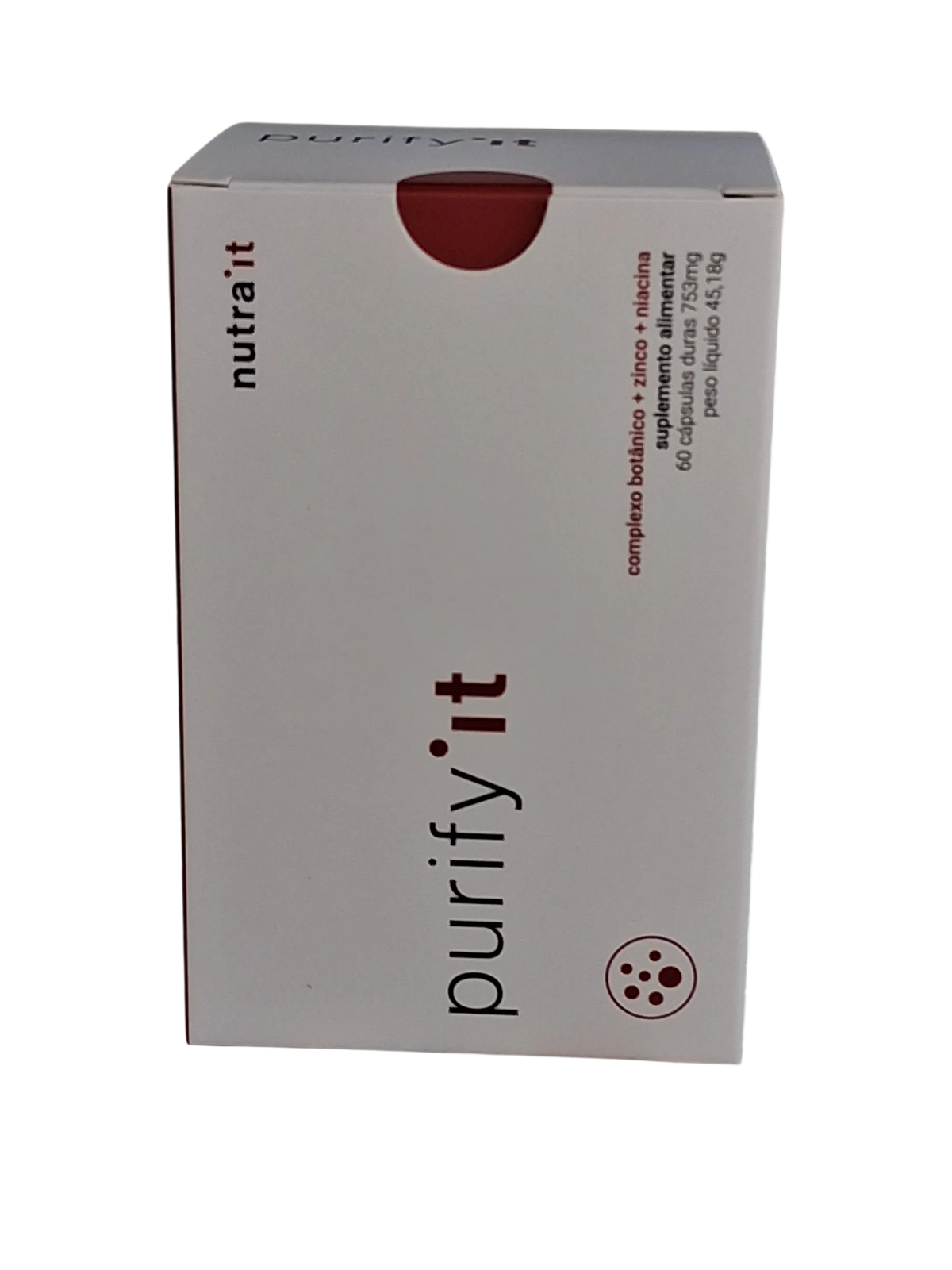 Nutra-it Purify-it | Zinco e Niacina, 60 Cápsulas