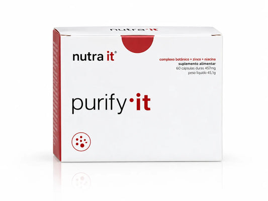 Nutra-it Purify-it | Zinco e Niacina, 60 Cápsulas